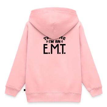 Rettungsdienst Notfallsanitäter Notarzt NA - Kinder Premium Organic Hoodie - Rosa - Hinten - AI Model Kid Female (0cm)