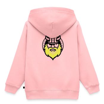 Odin - Sweat Premium à capuche enfant bio - rose - Dos - AI Model Kid Female (0cm)