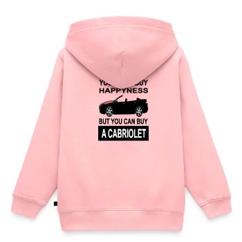 Cabriolet fahren Cabrio Fahrer Cabrio Spruch Auto - Kinder Premium Organic Hoodie - Rosa - Hinten - AI Model Kid Female (0cm)