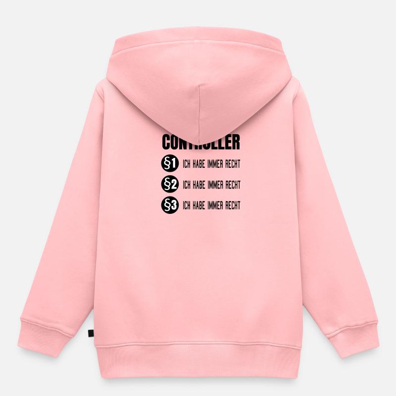 Controller Controlling BWL Geschenk Idee - Kinder Premium Organic Hoodie - Rosa