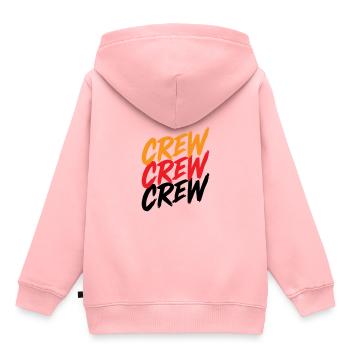 équipage - Sweat Premium à capuche enfant bio - rose - Dos - AI Model Kid Female (0cm)