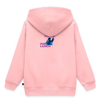 Ich esse Corona zum Mittagessen - Coronavirus-Shirt - Kinder Premium Organic Hoodie - Rosa - Hinten - AI Model Kid Female (0cm)
