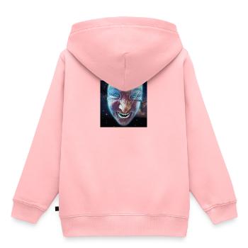 Evil Wizard - Kids Premium Organic Hoodie - rose - Back - AI Model Kid Female (0cm)