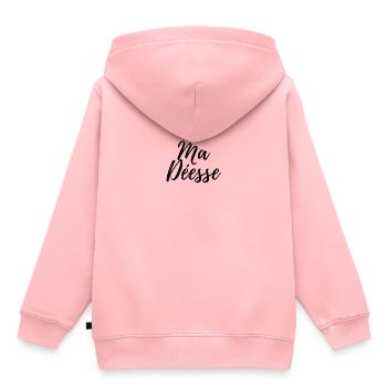 MA DÉESSE - Sweat Premium à capuche enfant bio - rose - Dos - AI Model Kid Female (0cm)