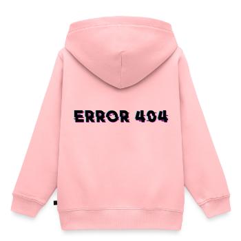 internet error 404 - Internet Erreur 404 - Sweat Premium à capuche enfant bio - rose - Dos - AI Model Kid Female (0cm)