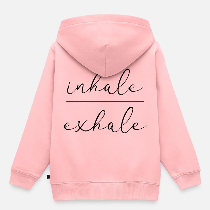 Inhaler - Sweat Premium à capuche enfant bio - rose