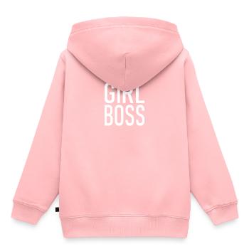 Fille Boss - Enfant - Fille - Fille - Princesse - Sweat Premium à capuche enfant bio - rose - Dos - AI Model Kid Female (0cm)