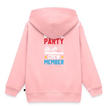 Équipage de la fête de la mer Baltique - Sweat Premium à capuche enfant bio - rose - Dos - AI Model Kid Female (0cm)