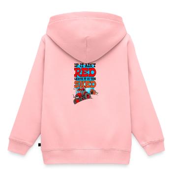 If it does not leave it leave it in the shed - Kids Premium Organic Hoodie - rose - Back - AI Model Kid Female (0cm)