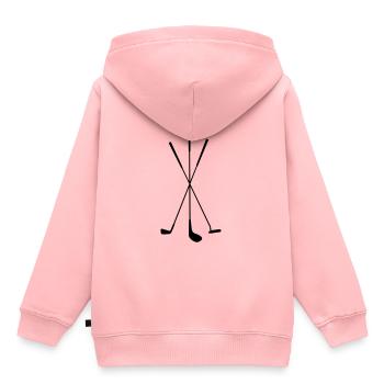 Golf - Clubs de golf - Sweat Premium à capuche enfant bio - rose - Dos - AI Model Kid Female (0cm)