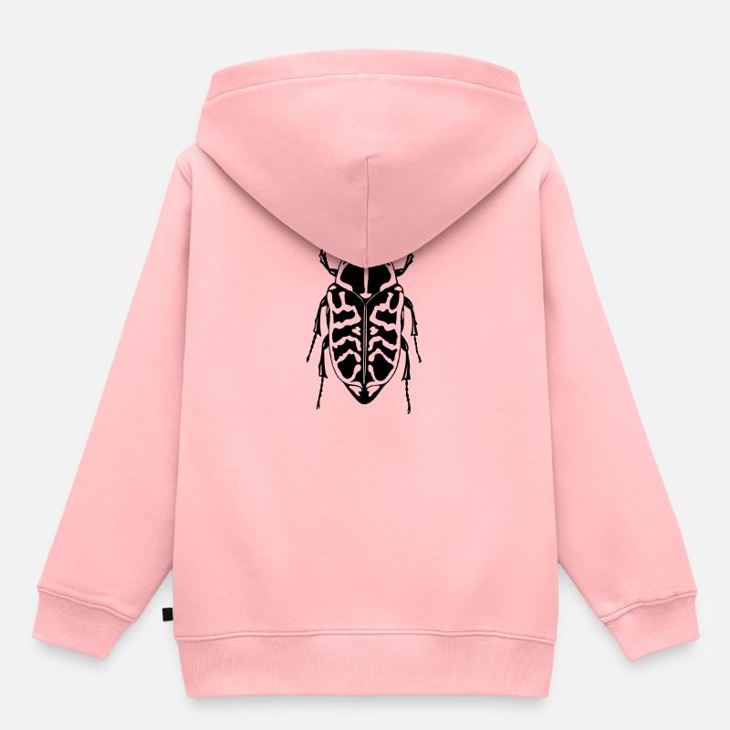 scolytes - Sweat Premium à capuche enfant bio - rose