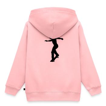 Skater - Kids Premium Organic Hoodie - rose - Back - AI Model Kid Female (0cm)