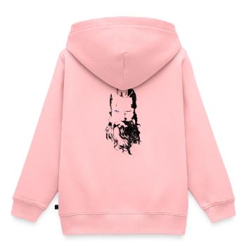 Odin - Sweat Premium à capuche enfant bio - rose - Dos - AI Model Kid Female (0cm)
