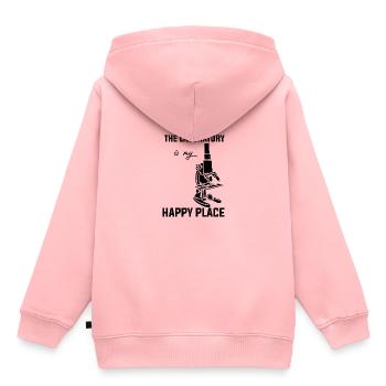 Biologie - Sweat Premium à capuche enfant bio - rose - Dos - AI Model Kid Female (0cm)
