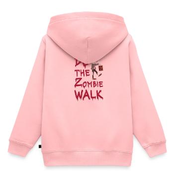 Do The Zombie Walk Horror Halloween Untote Leiche - Kinder Premium Organic Hoodie - Rosa - Hinten - AI Model Kid Female (0cm)