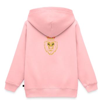 König der Löwen - König der Löwen - Kinder Premium Organic Hoodie - Rosa - Hinten - AI Model Kid Female (0cm)