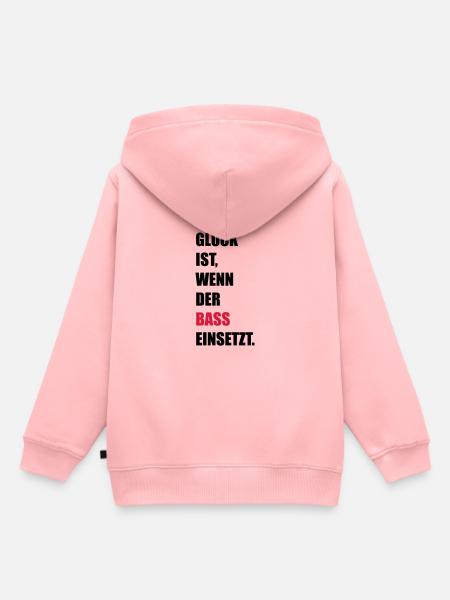 Musik - Kinder Premium Organic Hoodie - Rosa