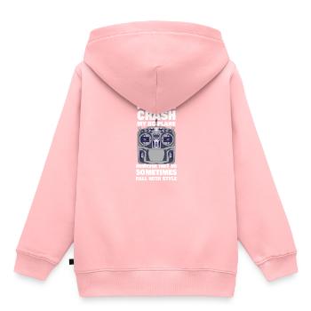 RC Airplane RC Pilot Remote Control Plane - Kinder Premium Organic Hoodie - Rosa - Hinten - AI Model Kid Female (0cm)