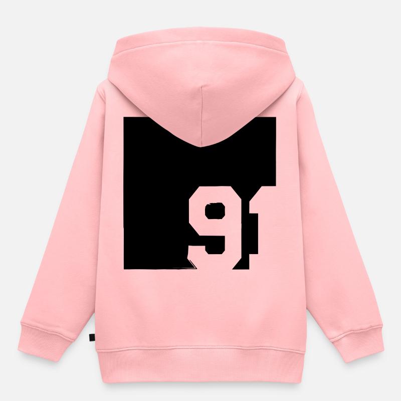 ANNÉE 1991 - Sweat Premium à capuche enfant bio - rose