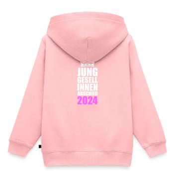 Junggesellinnenabschied 2024 - Kinder Premium Organic Hoodie - Rosa - Hinten - AI Model Kid Female (0cm)