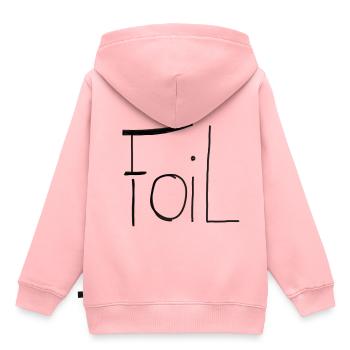 Foil Kiteboard - Sweat Premium à capuche enfant bio - rose - Dos - AI Model Kid Female (0cm)