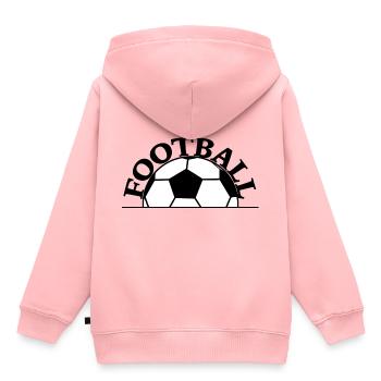 Football - Football - Sweat Premium à capuche enfant bio - rose - Dos - AI Model Kid Female (0cm)