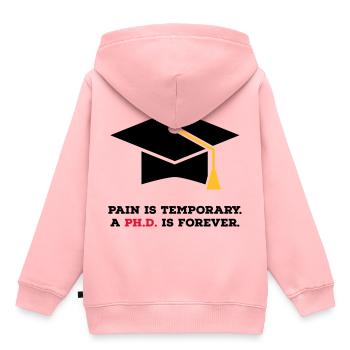phd - Sweat Premium à capuche enfant bio - rose - Dos - AI Model Kid Female (0cm)