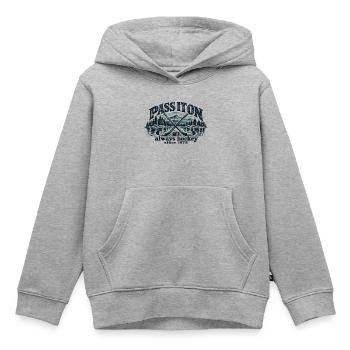 Eishockey Shirt Retro - Always Hockey - Kinder Premium Organic Hoodie - Grau meliert - Vorne - AI Model Kid Male (0cm)