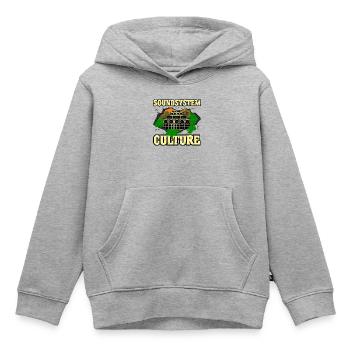Soundsystem Culture - Kinder Premium Organic Hoodie - Grau meliert - Vorne - AI Model Kid Male (0cm)