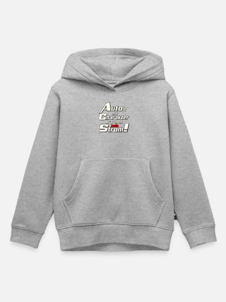 Auto Tuning Schrauber Kult Auto mit charakter (25) - Kinder Premium Organic Hoodie - Grau meliert