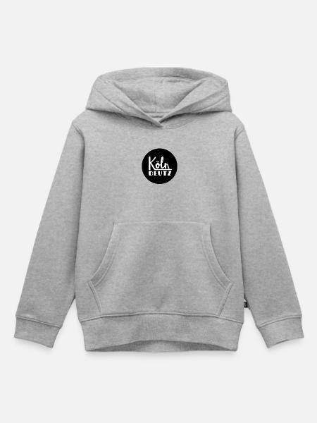 Köln Deutz mein Veedel - Kinder Premium Organic Hoodie - Grau meliert