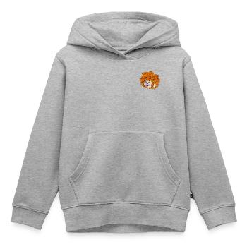 Pumuckl Stickdesign - Kinder Premium Organic Hoodie - Grau meliert - Vorne - AI Model Kid Male (0cm)