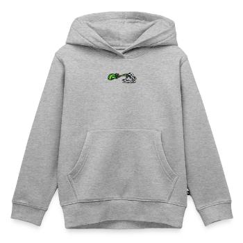 Asterix & Obelix Stickmotiv Idefix Mit Zaubertrank - Kinder Premium Organic Hoodie - Grau meliert - Vorne - AI Model Kid Male (0cm)