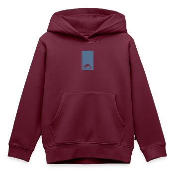 Riesenrad Festzelt - Kinder Premium Organic Hoodie - Burgunderrot - Vorne - AI Model Kid Female (0cm)