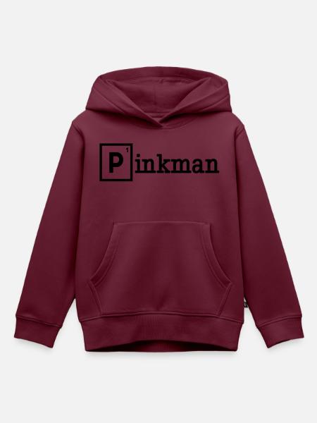 Pinkman - Kinder Premium Organic Hoodie - Burgunderrot
