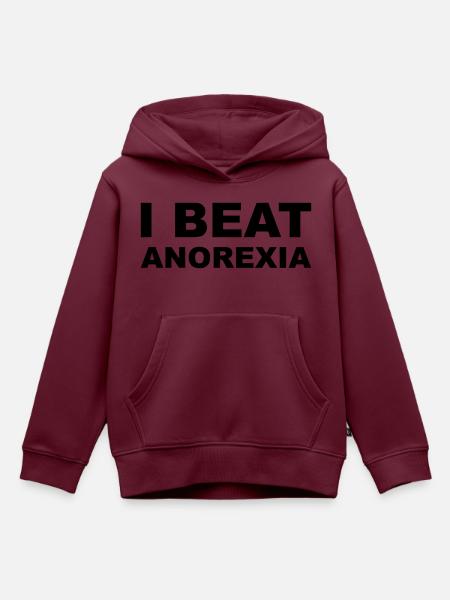 Anorexia - Kinder Premium Organic Hoodie - Burgunderrot