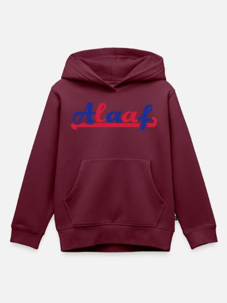 Alaaf - Kinder Premium Organic Hoodie - Burgunderrot