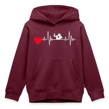 Dirigenten Dirigent Musik Dirigieren Geschenk - Kinder Premium Organic Hoodie - Burgunderrot - Vorne - AI Model Kid Female (0cm)