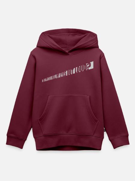 Roll My Eyes Out - Kinder Premium Organic Hoodie - Burgunderrot