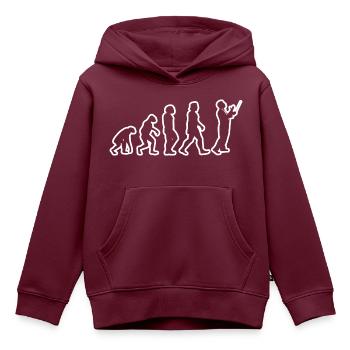 Dirigenten Geschenk Dirigent Musik Dirigieren - Kinder Premium Organic Hoodie - Burgunderrot - Vorne - AI Model Kid Female (0cm)