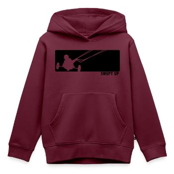 Kite Buggy - Kinder Premium Organic Hoodie - Burgunderrot - Vorne - AI Model Kid Female (0cm)
