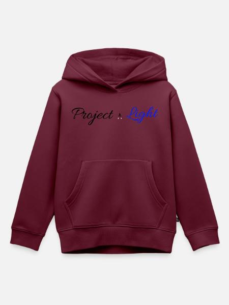 Ramadan, Projekt Licht. - Kinder Premium Organic Hoodie - Burgunderrot