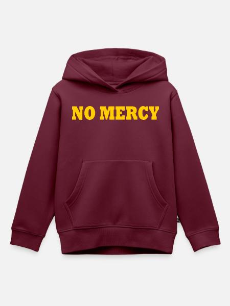 No mercy - Kinder Premium Organic Hoodie - Burgunderrot