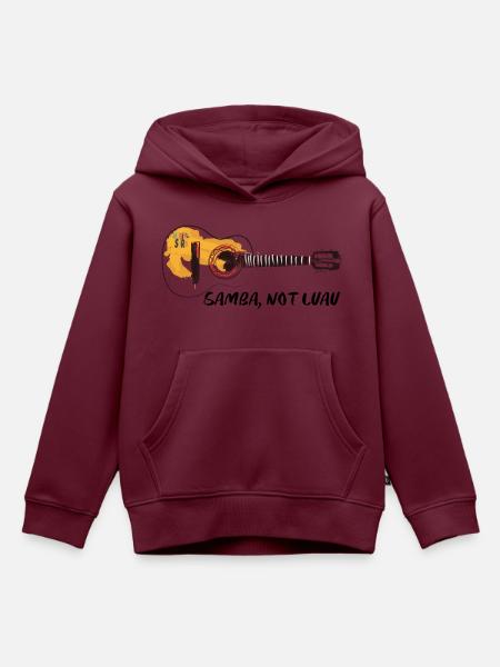 Samba Not Luau - Kinder Premium Organic Hoodie - Burgunderrot