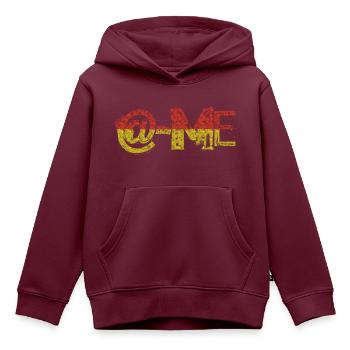e-mail lustige arbeit büro besprechung e-mails e-mail comput - Kinder Premium Organic Hoodie - Burgunderrot - Vorne - AI Model Kid Female (0cm)
