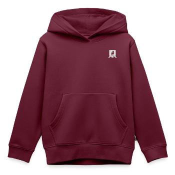 Ted Lasso A.F.C Richmond Logo Weiß - Kinder Premium Organic Hoodie - Burgunderrot - Vorne - AI Model Kid Female (0cm)