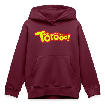 Benjamin Blümchen - Törööö! - Kinder Premium Organic Hoodie - Burgunderrot - Vorne - AI Model Kid Female (0cm)