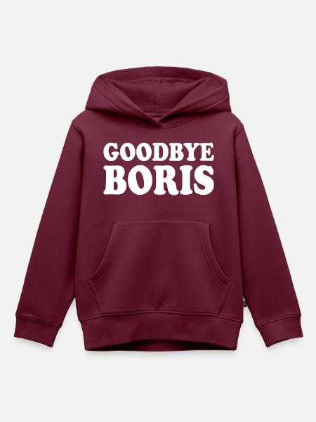 Goodbye boris - Kinder Premium Organic Hoodie - Burgunderrot