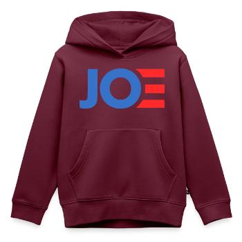 Joe biden - Kinder Premium Organic Hoodie - Burgunderrot - Vorne - AI Model Kid Female (0cm)