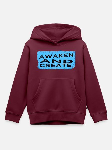 funny quote jokes innovative ideas - Kinder Premium Organic Hoodie - Burgunderrot